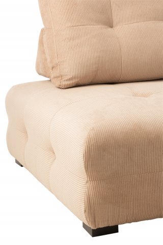 Fauteuil Pouf  CHARLENE Rose Nude